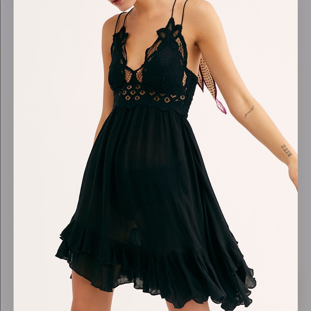 Free People Adella Slip Dress